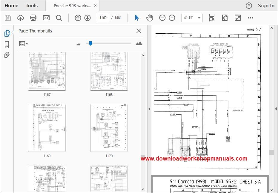 Porsche 993 Wiring Diagrams